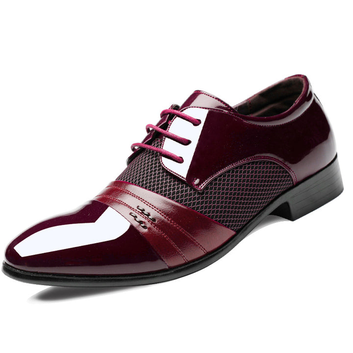Fashionable Korean-style Leather Shoes For Men