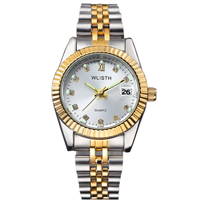 Women's Watch Waterproof Between Gold Watch