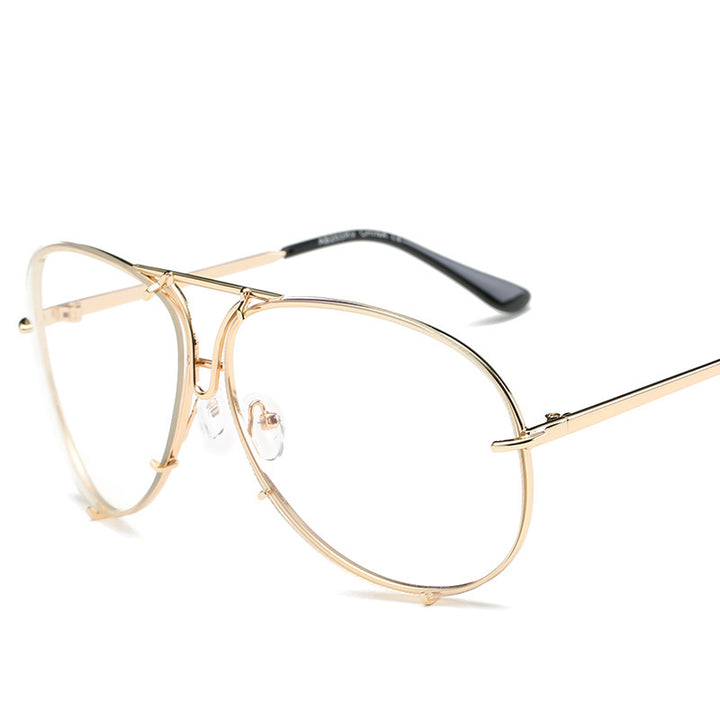 Color Film Sunglasses For Men And Women Big Frame Sunglasses