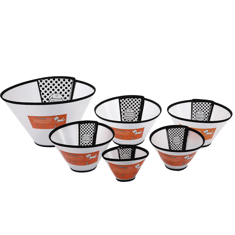 Anti-eating Brebo Pet Collar for dogs, plastic, adjustable neck circumference, suitable for all seasons