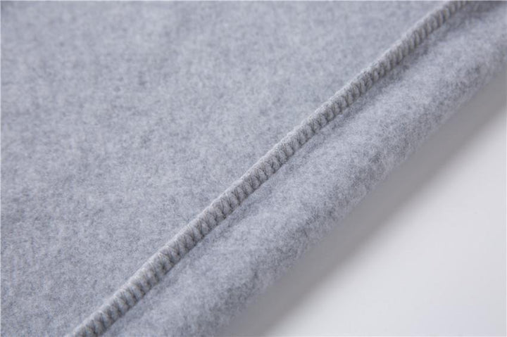 Letter Printed Men's Casual Sweater Suit