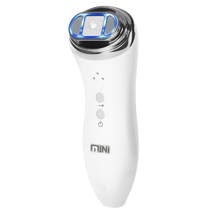 Portable skin rejuvenation beauty instrument for facial firming and anti-aging with ABS material and plug-in power supply