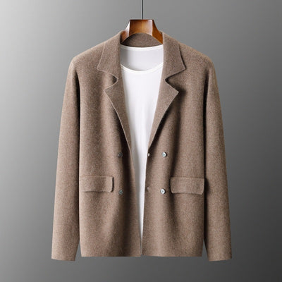 Wool Cardigan Suit Lapel Loose Fashionable Jacket