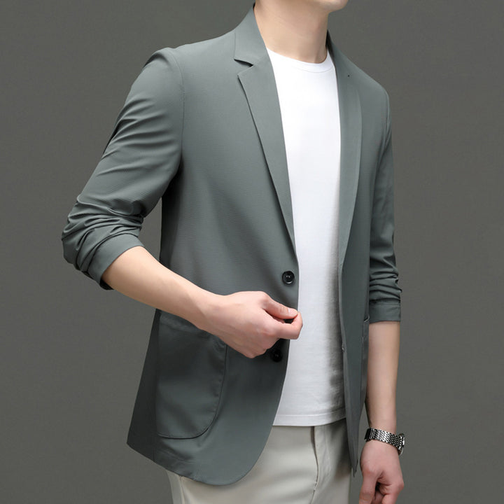 Ice Silk Suit Men's Thin Type Sunscreen Casual Jacket