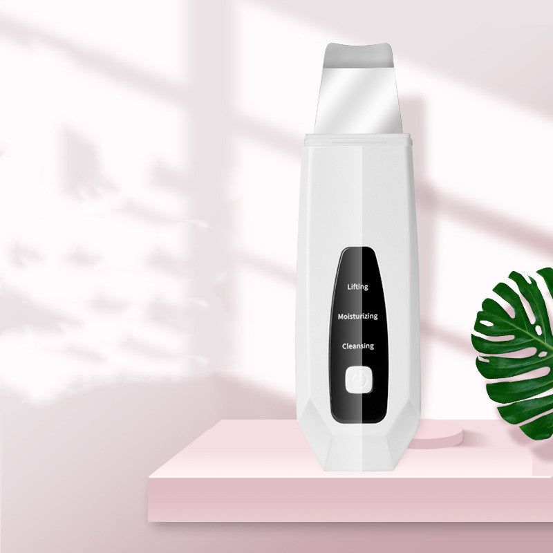 Ultrasonic ion skin cleanser device with ABS material and compact design