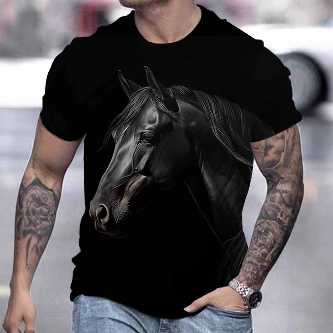 Mens 3D Printed Short-Sleeve T-Shirt