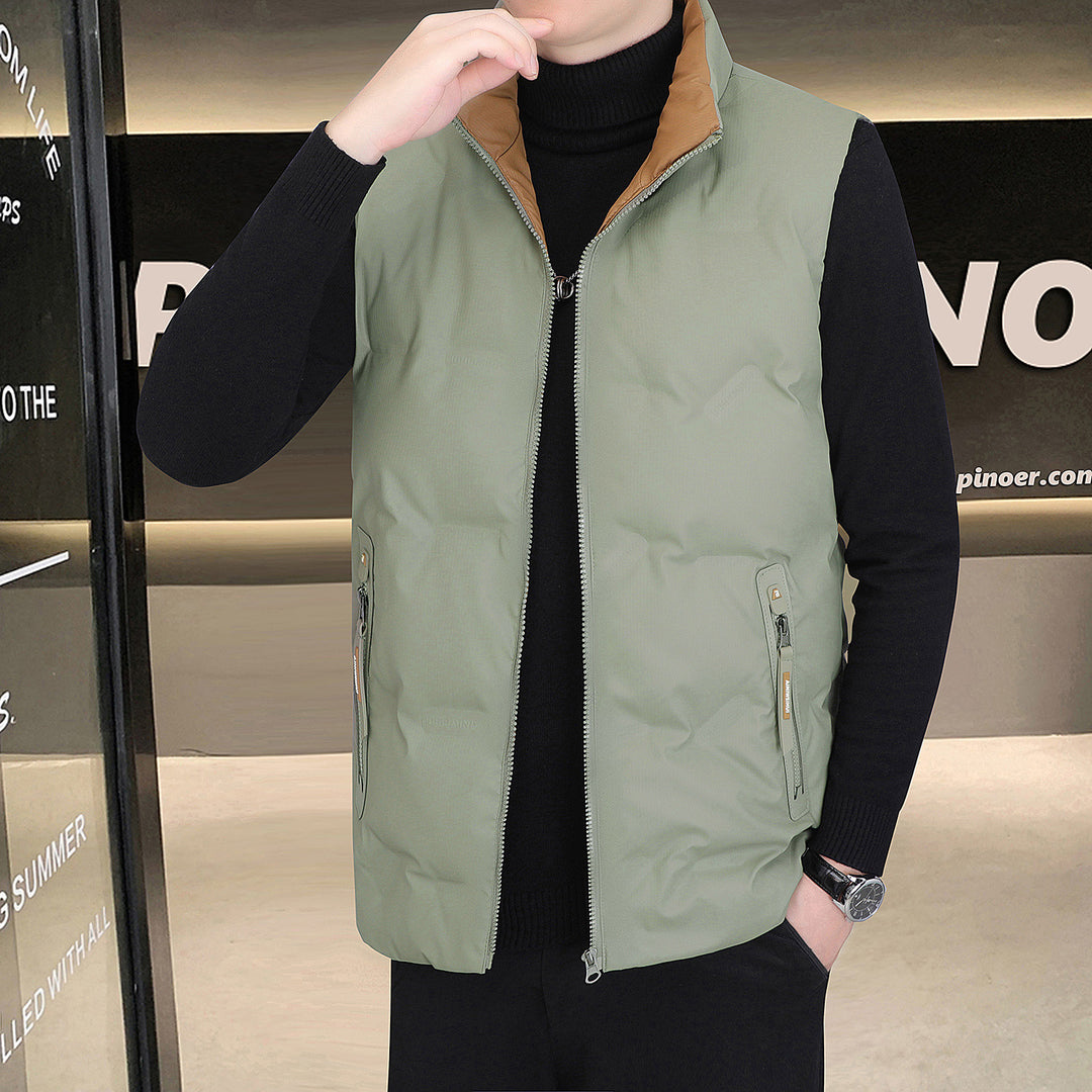 Down Vest Coat Men's Warm Down Jacket