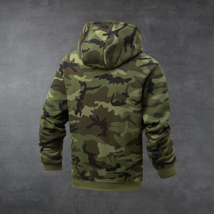 Mens Stylish Thicker Casual Camo Hoodie