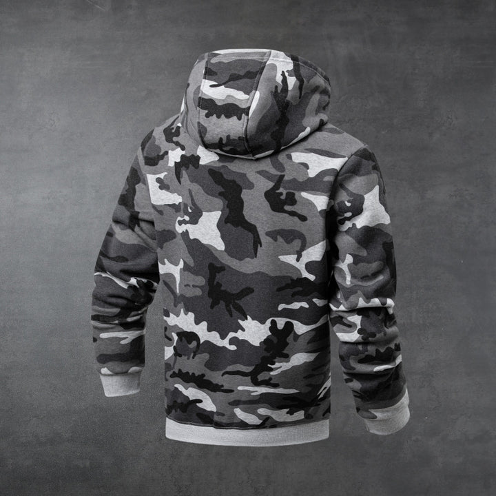 Mens Stylish Thicker Casual Camo Hoodie