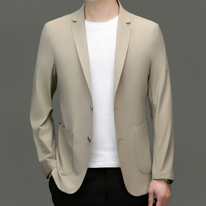 Ice Silk Suit Men's Thin Type Sunscreen Casual Jacket