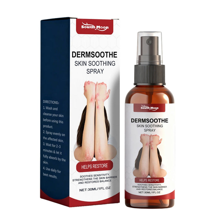 Skin Soothing Spray bottle with Centella asiatica and tea tree oil ingredients